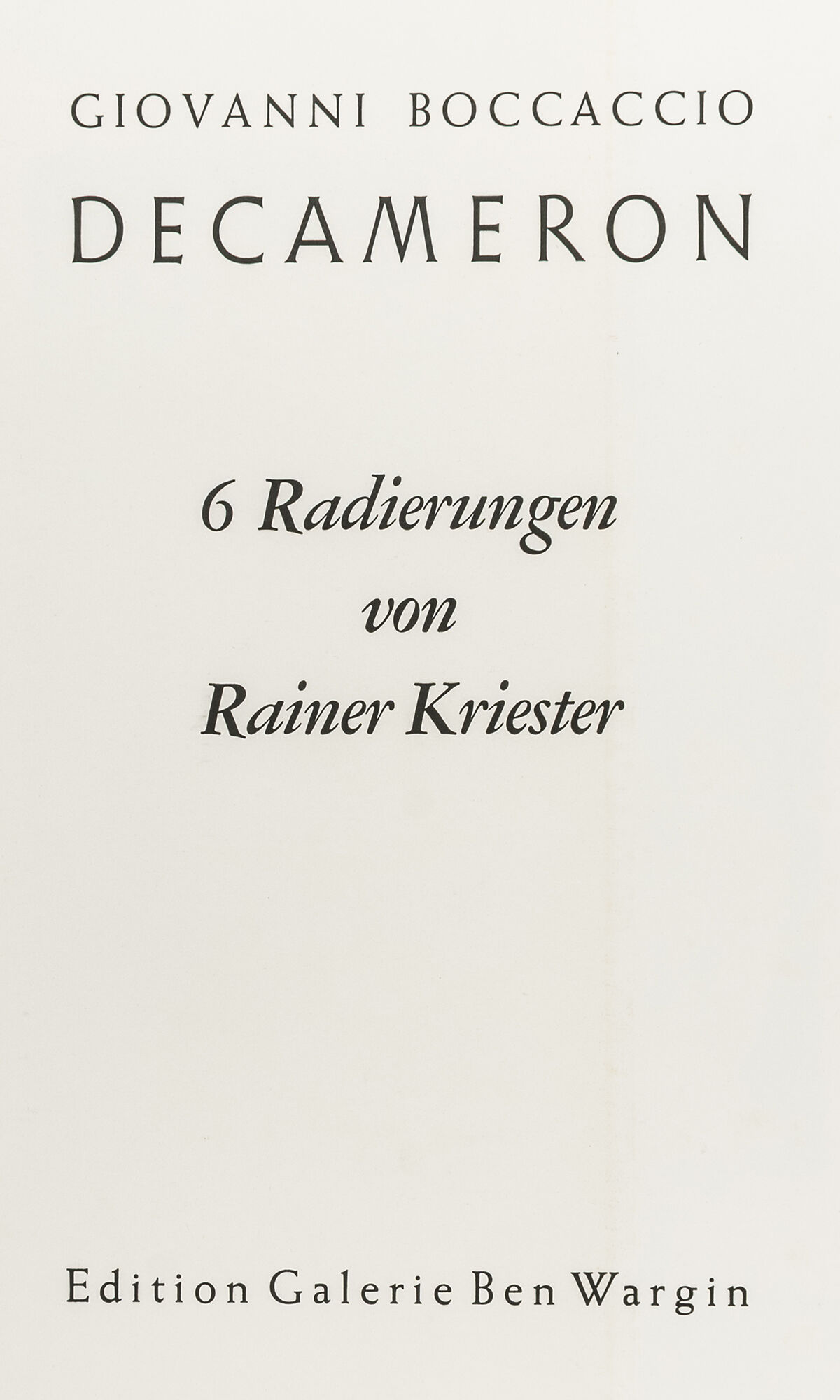 Auktion 26 - Kriester, Rainer